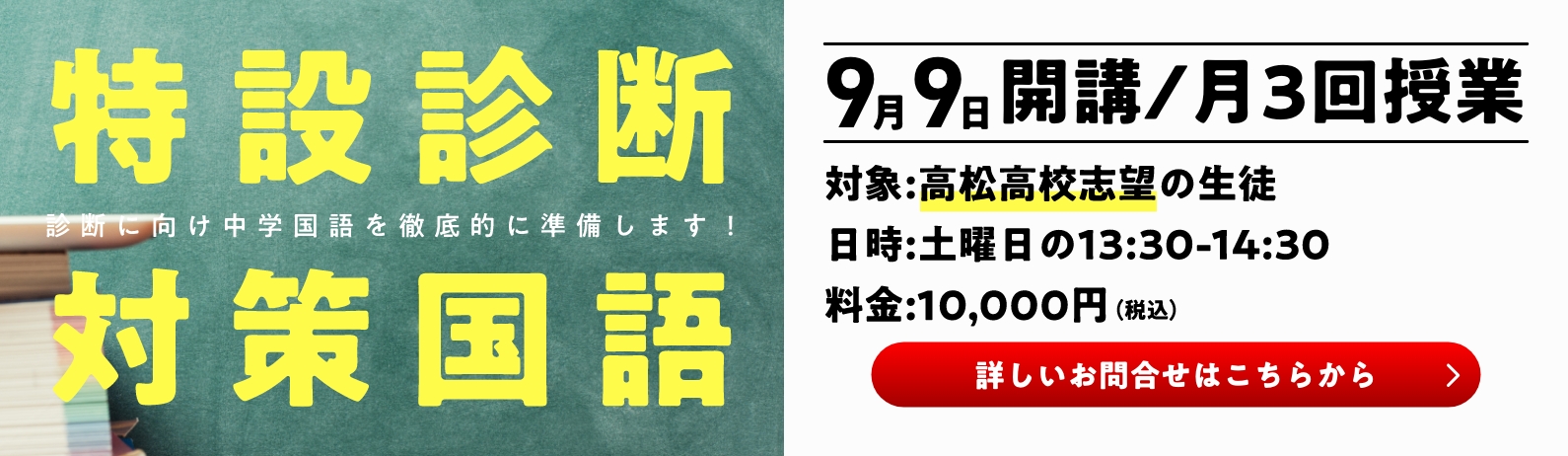 特設診断対策国語